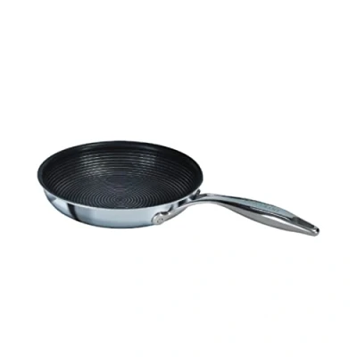 Imagen de Circulon SteelShield C Series sartén de acero inoxidable 22 cm, inducción con antiadherente híbrido, apto para utensilios cocina metal y lavavajillas