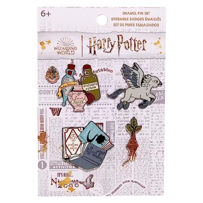 Imagen de Loungefly Harry Potter Enamel Pin Set Pins de Esmalte Exclusiva Amazon Broche Coleccionable para Mochilas Y Bolsos Idea Regalo Mercancia Oficial