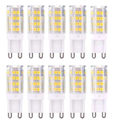Imagen de 10X Bombillas LED G9 de 5W,3000K Blanco Cálido,AC220 240V, Equivalente a una Bombilla Halógena 50W, ángulo haz 360, 5W 2835 SMD,No Regulable