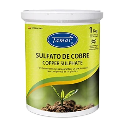 Imagen de Tamar Sulfato de Cobre 1 kg, Crecimiento Sano y vigoroso Las Plantas.