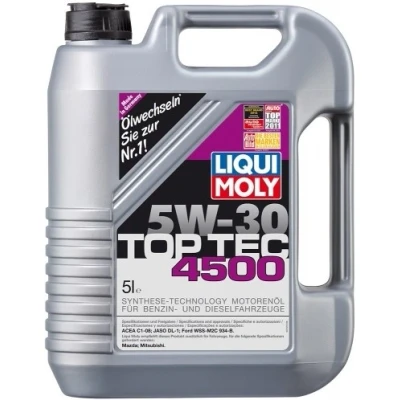 Imagen de Liqui Moly Top Tec 4500 5W 30 5L Aceite de motor 2318 LAND ROVER: Range Rover Evoque, 3, Freelander 2 SUV, MITSUBISHI: PAJERO 4