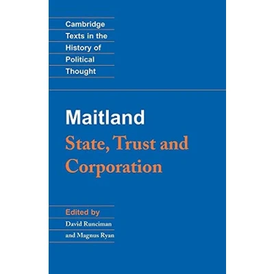 Imagen de Maitland: state, trust and corporation