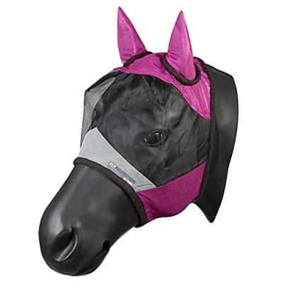 Imagen de PFIFF 102943 Máscara antimoscas con protección UV, Color Rosa