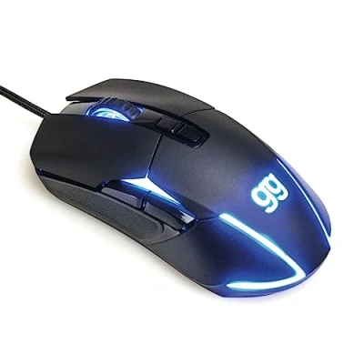 Imagen de iggual Raton Gaming Tourmaline 7D RGB 7 Botones Cable USB Iluminación LED Multizona De 800 a 7200 dpi Color Negro Medidas 12,5x6,5x4 cm