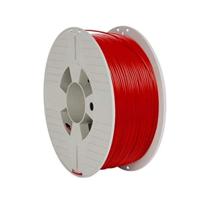 Imagen de VERBATIM Filamento ABS impresión 3D 1,75mm 1kg Acrilonitrilo butadieno estireno de alto rendimiento para extrusión material impresoras y bolígrafos rojo