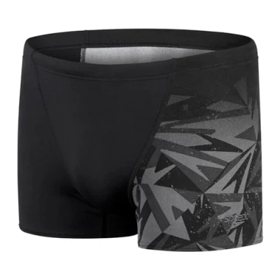 Imagen de Speedo Hyper Boom Placement V Cut I Bañador Hombre, Negro/Gris, Talla F 36 (LatAM 28)