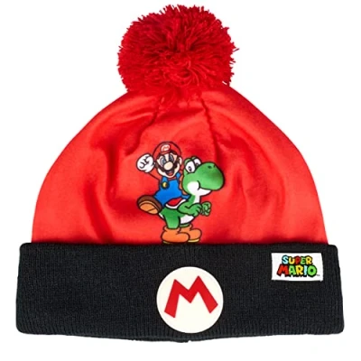Imagen de Super Mario Gorro de invierno con pompón (rojo, 52), rojo, 52