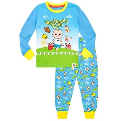 Imagen de CoComelon Pijamas para Niños Ajuste Ceñido Azul 3 4 Años