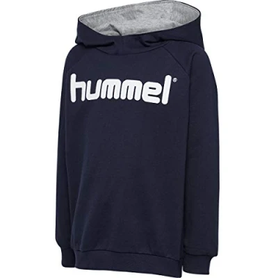 Imagen de hummel HMLGO Kids Cotton Logo Hoodie Sudadera con Capucha, marine, 176