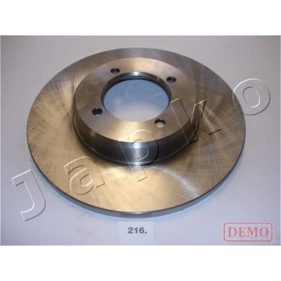 Imagen de JAPKO 60216C Disco de freno Eje delantero 265,6 12,6 4 76 macizo barnizado