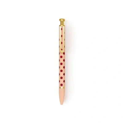 Imagen de CHARUCA Bolígrafo Retráctil de Tinta Azul Reutilizable Boli Personalizado en Aluminio Ligero 14.2 cms (PINK Y CHERRY)