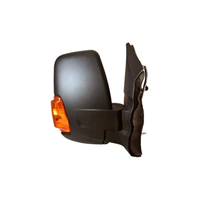 Imagen de espejo retrovisor Alkar 9236666 derecha negro eléctrico calefactable, con gran angular, brazo corto de espejo, convexo para vehíc. volante