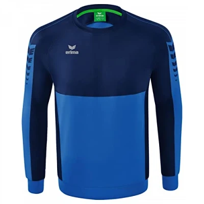 Imagen de ERIMA Niños Six Wings Sudadera, New Royal/New Navy, 128