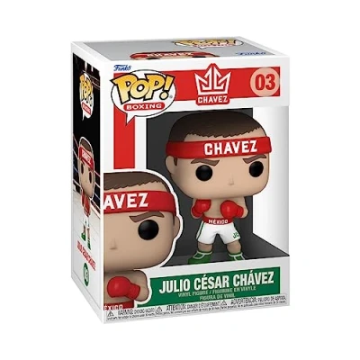 Imagen de Funko Pop! Boxing: Julio Cesar Chavez César Chávez Figura de Vinilo Coleccionable Idea Regalo Mercancia Oficial Juguetes para Niños y Adultos Sports Fans Muñeco Coleccionistas