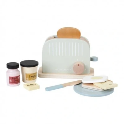 Imagen de Little Dutch Juego de 10 tostadoras madera FSC (multicolor)