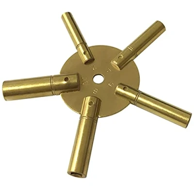 Imagen de Brass Clock Spider Key Winding Keys 2 10 New Tool by Jewellers Tools