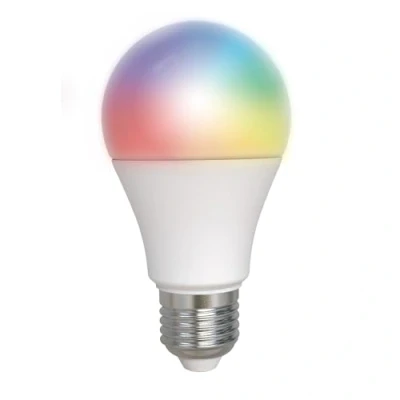 Imagen de Energeeks Bombilla Inteligente LED Multicolor RGB Casquillo E27 8W 806 Lúmenes Temperatura Ajustable Wifi + Bluetooth Conectividad con Alexa y Google