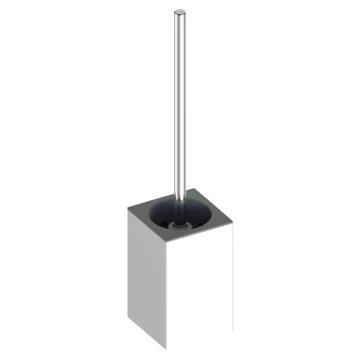 Imagen de KEUCO Escobillero de Metal Cromado Brillante, con Soporte para Montaje en Pared, baño y Aseo Invitados, escobillo Negro Edición 90&quot;