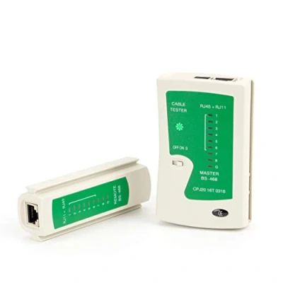 Imagen de Incutex comprobador de Cable LAN Tester Cables Red RJ45 RJ11 Kit probador