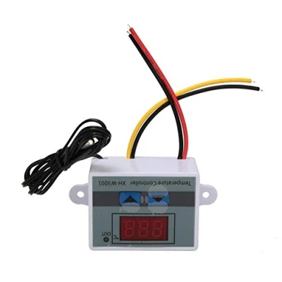 Imagen de Controlador digital de temperatura XH W3001 Termostato Interruptor calentamiento y enfriamiento con sonda sensor a prueba agua(24V)