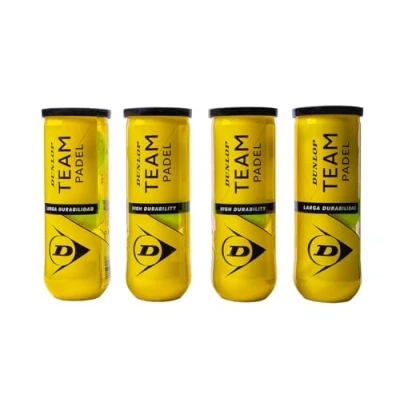 Imagen de Dunlop 4 Botes de Pelotas Padel Team, 12