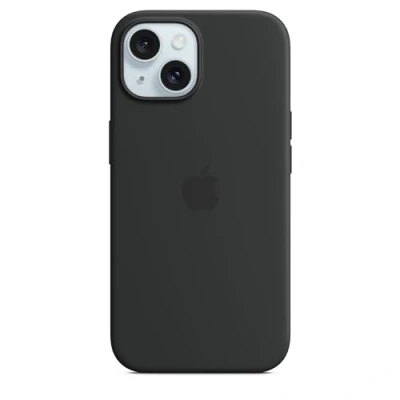 Imagen de Apple Funda de Silicona con MagSafe para el iPhone 15, Negro