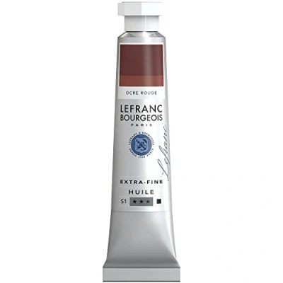 Imagen de Lefranc Bourgeois Óleo Extra Fino 20ml Tubo de pintura, Ocre Rojo