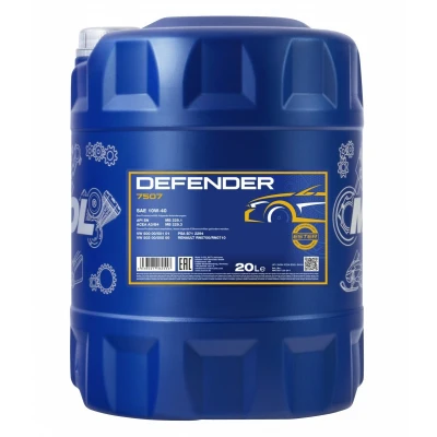 Imagen de Mannol Defender 10W 40 20L Aceite de motor MN7507 20 FIAT: Ducato II Furgón, Bus, Doblo I Familiar, SEAT: Toledo 2 Limousine, Ibiza 3
