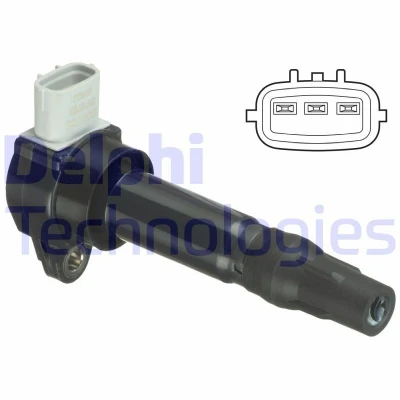 Imagen de DELPHI GN10793 12B1 Bobina de encendido 3 12 MITSUBISHI: COLT 6, Lancer 8