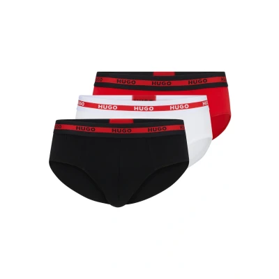 Imagen de HUGO Hipbr Triplet 3 PACK Braguitas, Hombre, Talla: Large, Bright red
