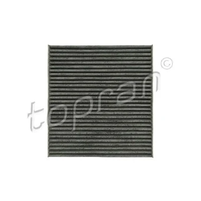Imagen de TOPRAN 600 096 Filtro de habitáculo Cartucho filtrante, carbón activado, con efecto absorbedor olores 216 201 32 rectangular