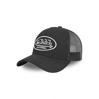 Imagen de Von Dutch Gorra Hombre y Mujer Ajustable, Trucker, Duradero, Todas las Estaciones Suave, Negro , Talla única