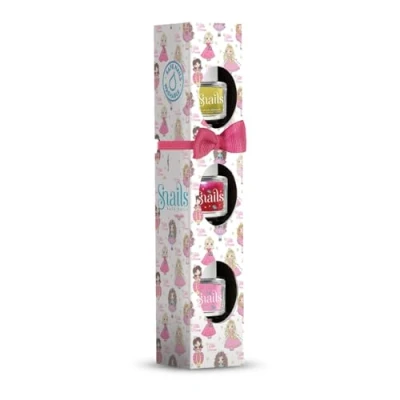 Imagen de Snails 510393 Children&#039;s Nail Polish Gift Set, Mini Princess 3 x 5 ml, Water based, Washable, Safe, Vegan