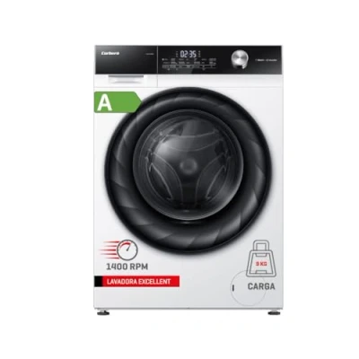 Imagen de Corbero Lavadora Carga Frontal CLH9404MK 9 Kg 1400 Rpm Motor Inverter 15 Programas Vapor Lavado Jet Inicio diferido Puerta XXL Eficiencia Energética A Blanco