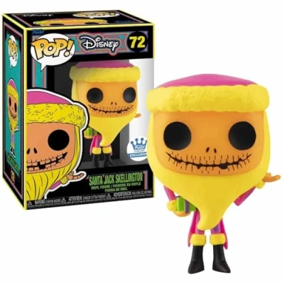 Imagen de Funko Santa Jack Skellington Blacklight Exclusive #72 Protector and Box Include