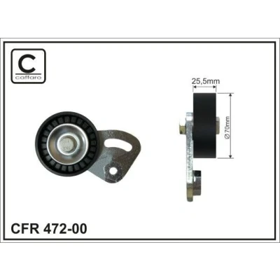 Imagen de Tensor de correa, correa auxiliar v CAFFARO 472 00