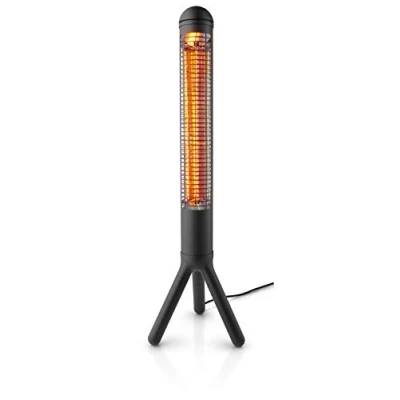 Imagen de EVA SOLO Calefactor eléctrico HeatUp para terraza con efecto completo en 5 segundos, color negro
