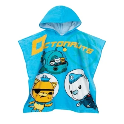 Imagen de Octonauts Toalla Poncho con Capucha De Piscina Talla Unica Azul