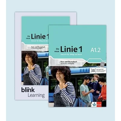 Imagen de DIE NEUE LINIE 1 A1.2 Kurs /?BUNGSBUCH MEDIABUNDLE: Deutsch für Alltag und Beruf. Übungsbuch mit Audios Videos inklusive Lizenzcode BlinkLearning (14 Monate) (KLETT)
