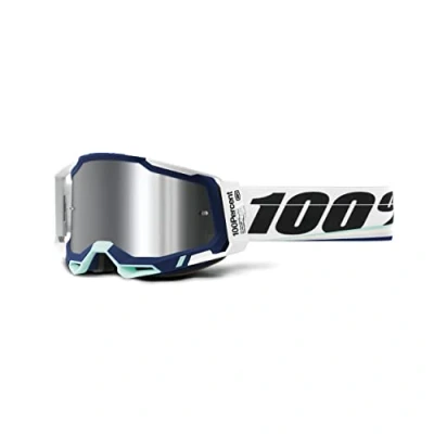 Imagen de 100% MÁSCARAS Racecraft 2 Goggle Arsham Mirror Silver Flash Lens, Unisex Adulto, Estándar
