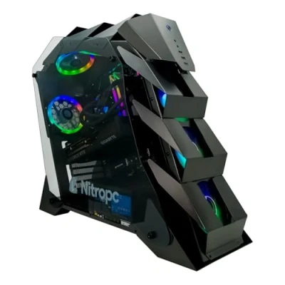 Imagen de NitroPC PC Gaming Élite Bronze (Intel Core i7 14700K 20/28 5.6GHz, RTX 4070 Super 12GB, RAM 32GB RGB, M.2 2TB, Windows 11, WiFi) Ordenador de sobremesa, Gamer