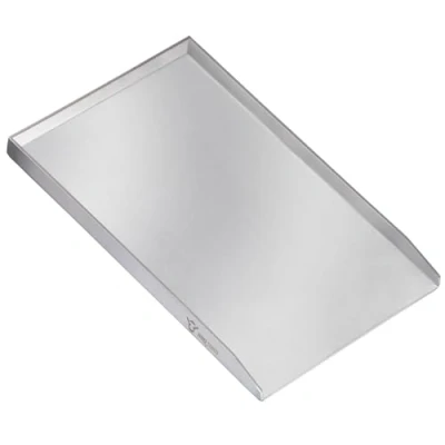 Imagen de BBQ Toro plancha de acero inoxidable, 32,5 x 49 cm, para barbacoa, rectangular, universal y maciza, bandeja barbacoa carbón vegetal gas, accesorio sartén,