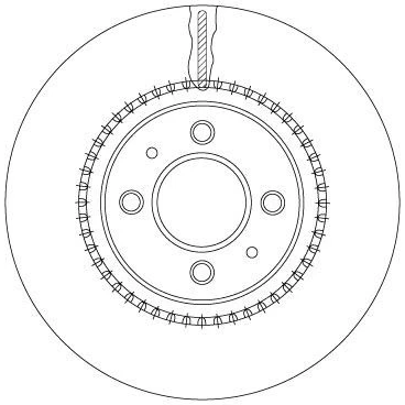 Imagen de Disco de freno TRW DF6904 frente/ventilado/1 pieza