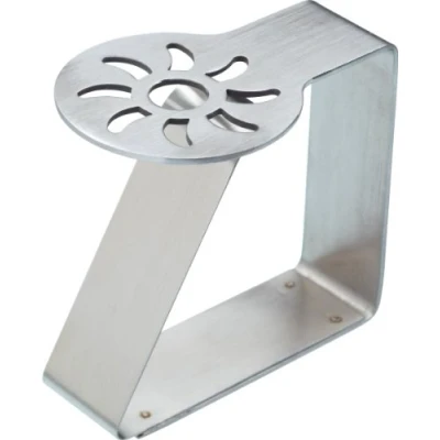 Imagen de KitchenCraft Set de Clips Sujeta Manteles Acero Inoxidable, Forma Sol, 4 Unidades Plata