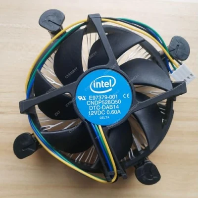 Imagen de CYRMZAY Ventilador Compatible para Intel E97379 001 1155/1150/1156 four pin CPU cooling