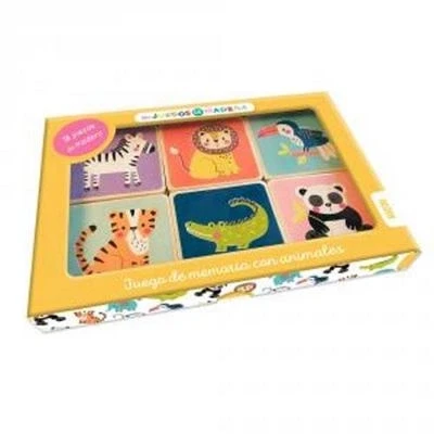 Imagen de Auzou Fichas en Madera de Animales, Multicolor (XOU 3893012)