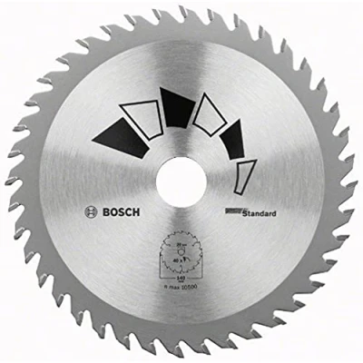Imagen de Bosch 1x Hoja de Sierra Circular Standard (para Madera, Ø 180 x 2.2/1.5 30/20 mm, 40 Dientes, ATB, con Anillo Reducción 20 Accesorios Sierras Circulares)