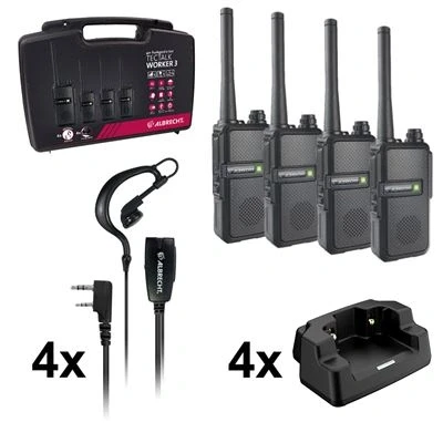 Imagen de Albrecht Tectalk Worker 3 Walkie talkies 4 Units One Size