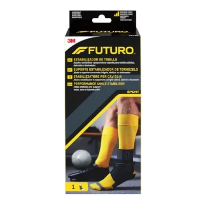 Imagen de FUTURO Estabilizador de Tobillo Ajustable (20.3 25.4 cm) Ayuda a Estabilizar y Proporciona Soporte para Tobillos Débiles, Doloridos o Lesionados