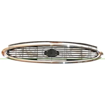 Imagen de PRASCO FD1052001 Parrilla delante cromado negro cromo con bastidor